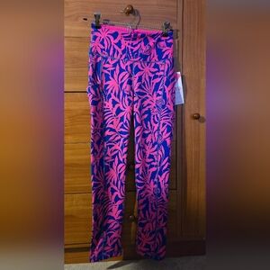 Lilly Pulitzer Luxletic Women's XS Leggings With Pockets UPF 50+